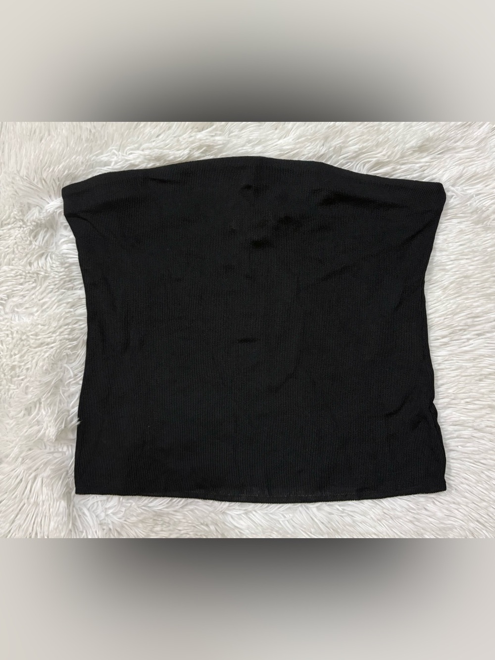 Giorgio Armani Black Strapless Tube Top